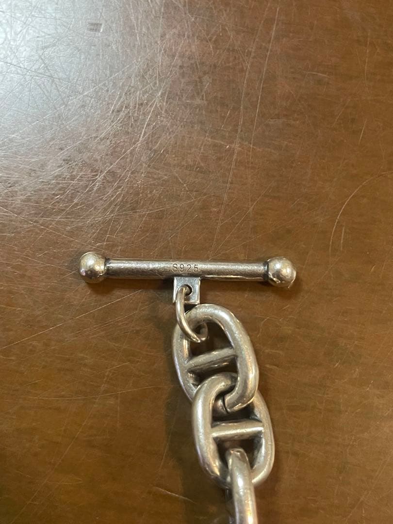 SV925 アンカーチェーン　アクセサリー　19連　シルバー