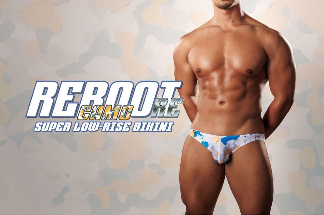 EGDE エッジ　REBOOT CAMO リブート　ビキニ　カモフラ　M