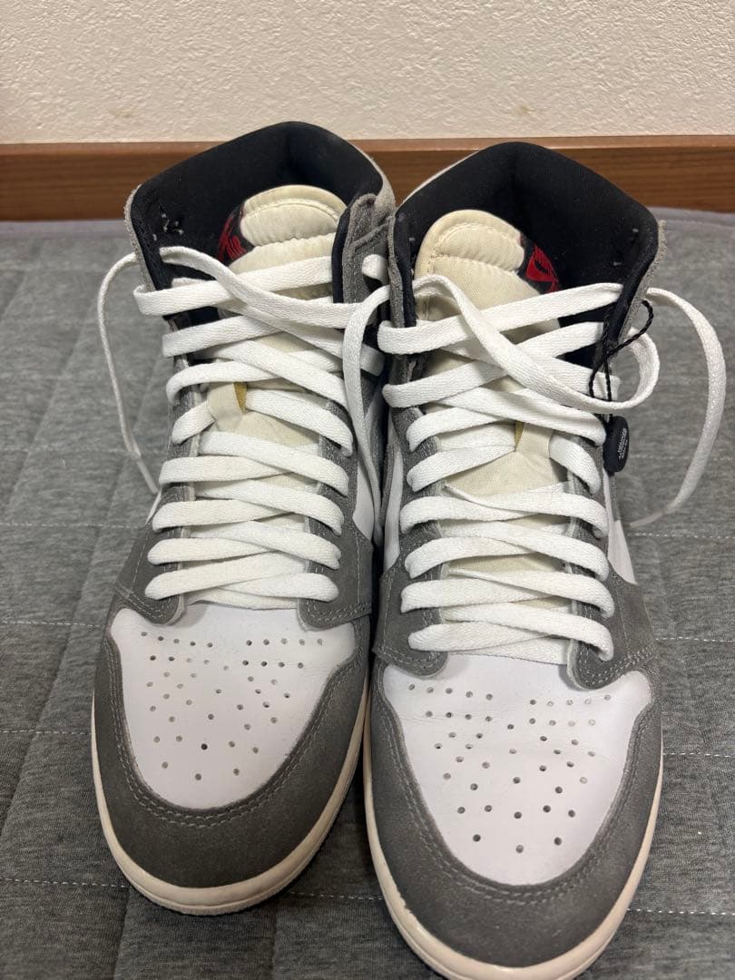 靴 nike air jordan1 black and smoke grey