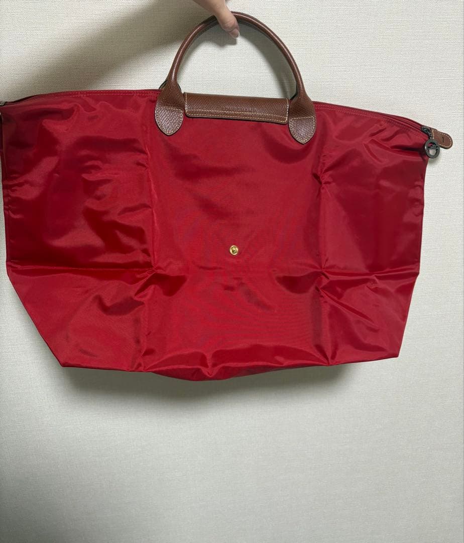 未使用に近い✨【Longchamp】プリアージュ　ボストンバッグ　レッド