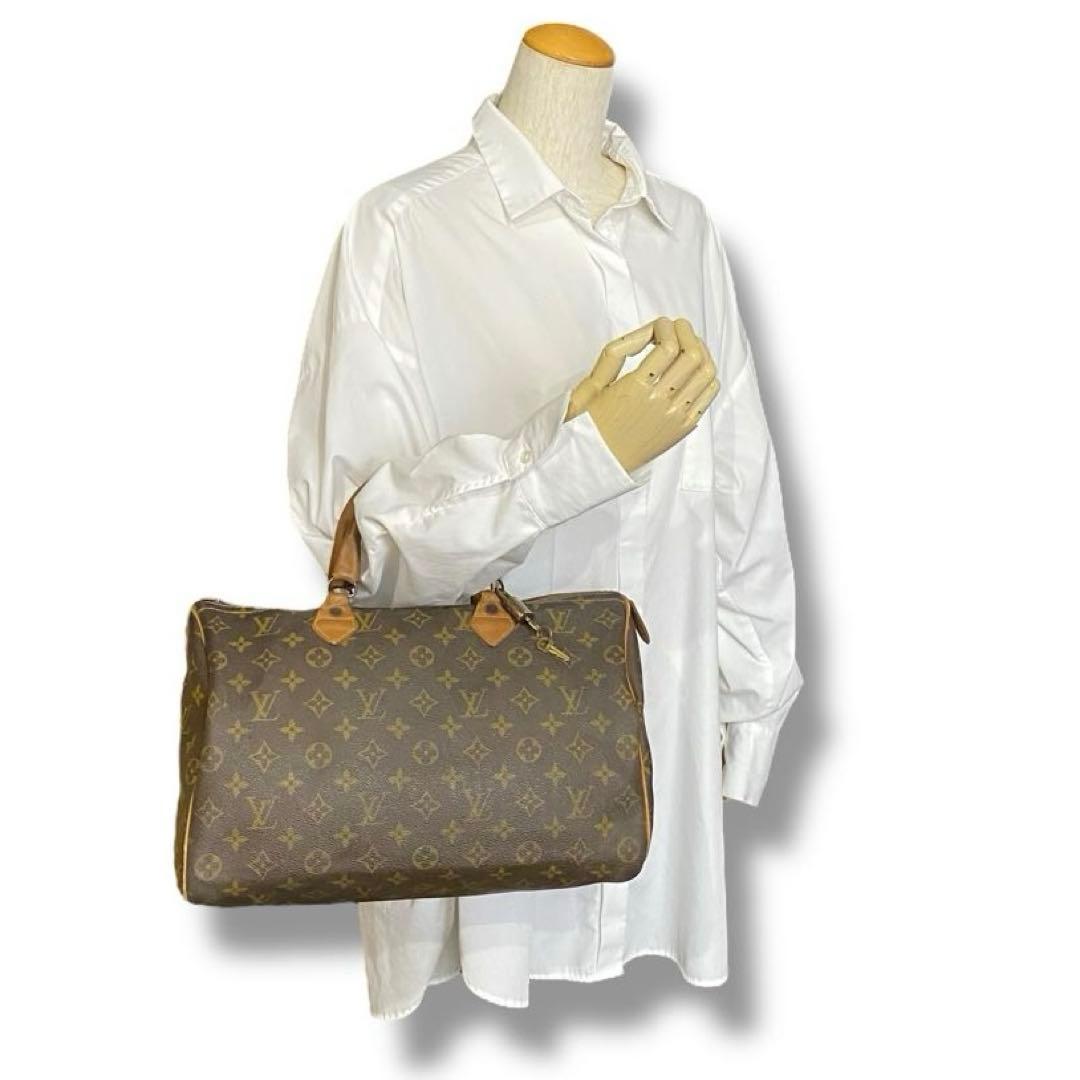良品 ルイヴィトン スピーディ35 モノグラム バッグ ボストン ビンテージ