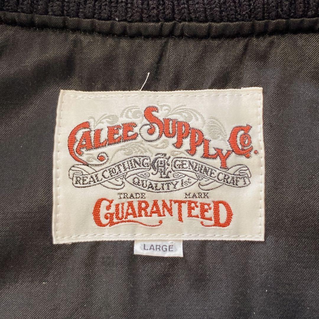 キャリー　CALEE サテンリブジャケット　ブルゾン　虎　百虎　総柄　アウター