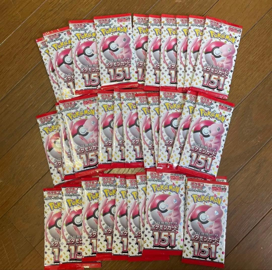 ポケモンカード151 トレーディングカード 30パック