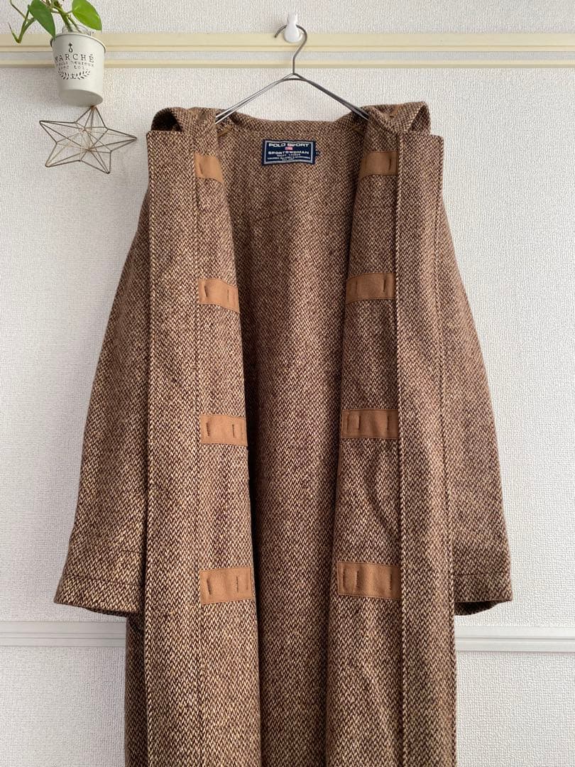 ラルフローレン【11】ロング ダッフル コート ウール100％