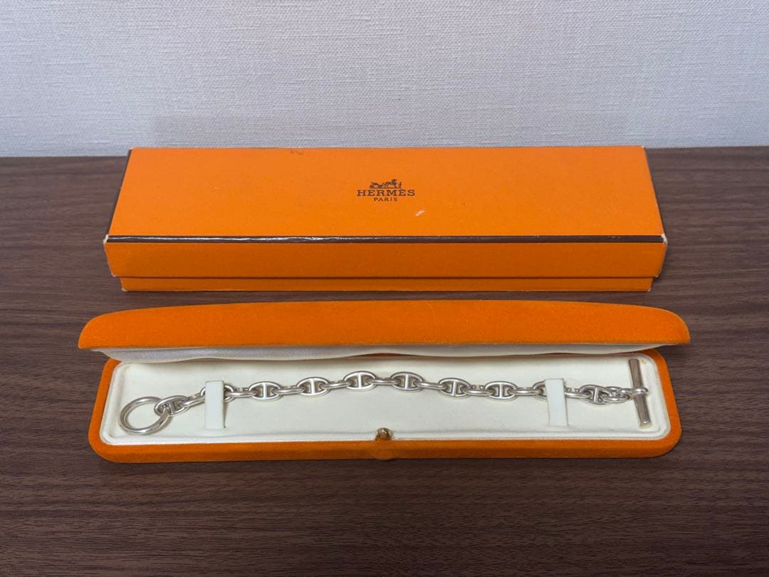 HERMES シェーヌダンクル　PM 19コマ　ブレスレット
