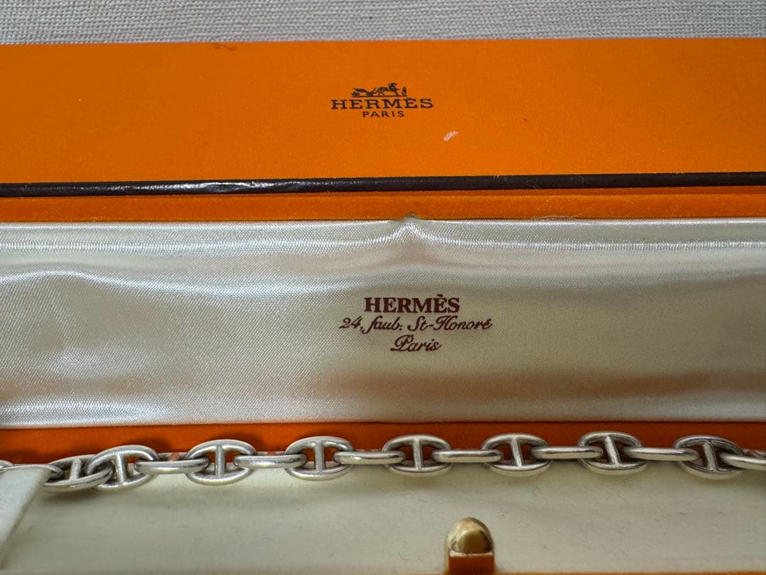 HERMES シェーヌダンクル　PM 19コマ　ブレスレット