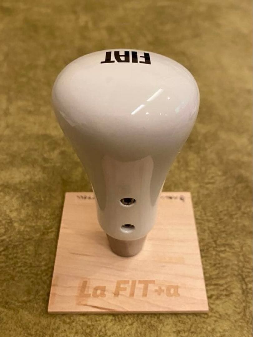 美品！FIAT シフトノブ La FIT+a ホワイト