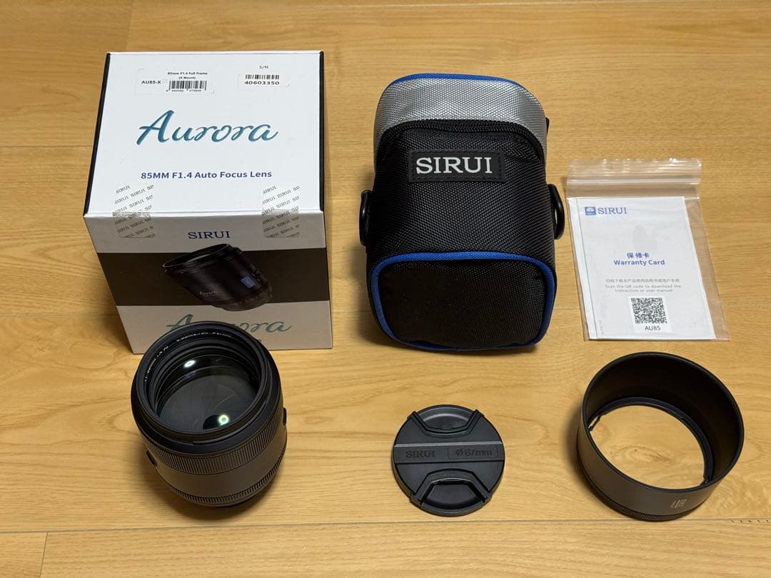SIRUI Aurora 85mm F1.4 単焦点レンズ