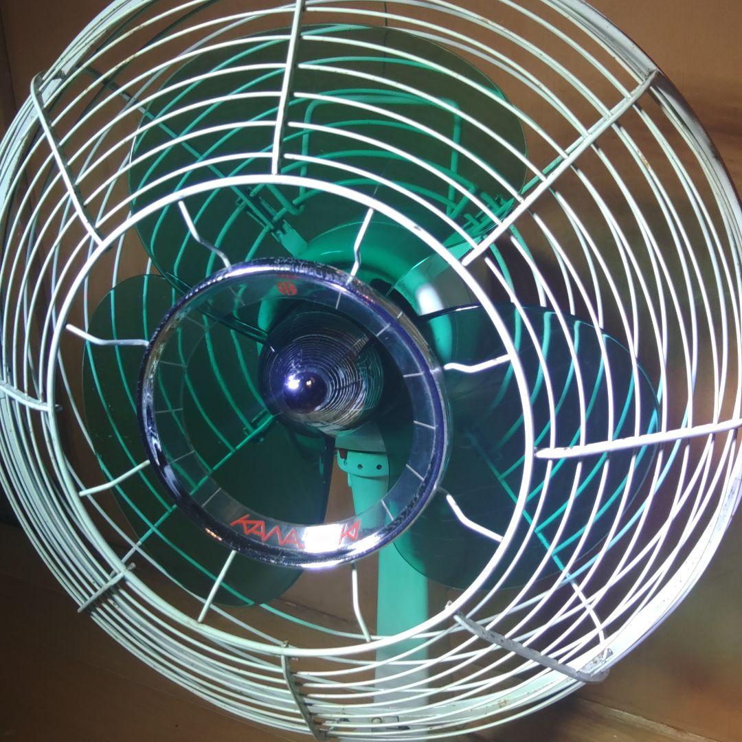 ⭐KAWASAKI ELECTRIC レトロ扇風機 3枚羽根 貴重❗