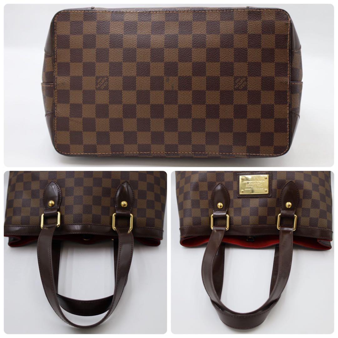 【超美品】　ルイヴィトン　ダミエ　エベヌ　ハムステッドPM　トートバッグ