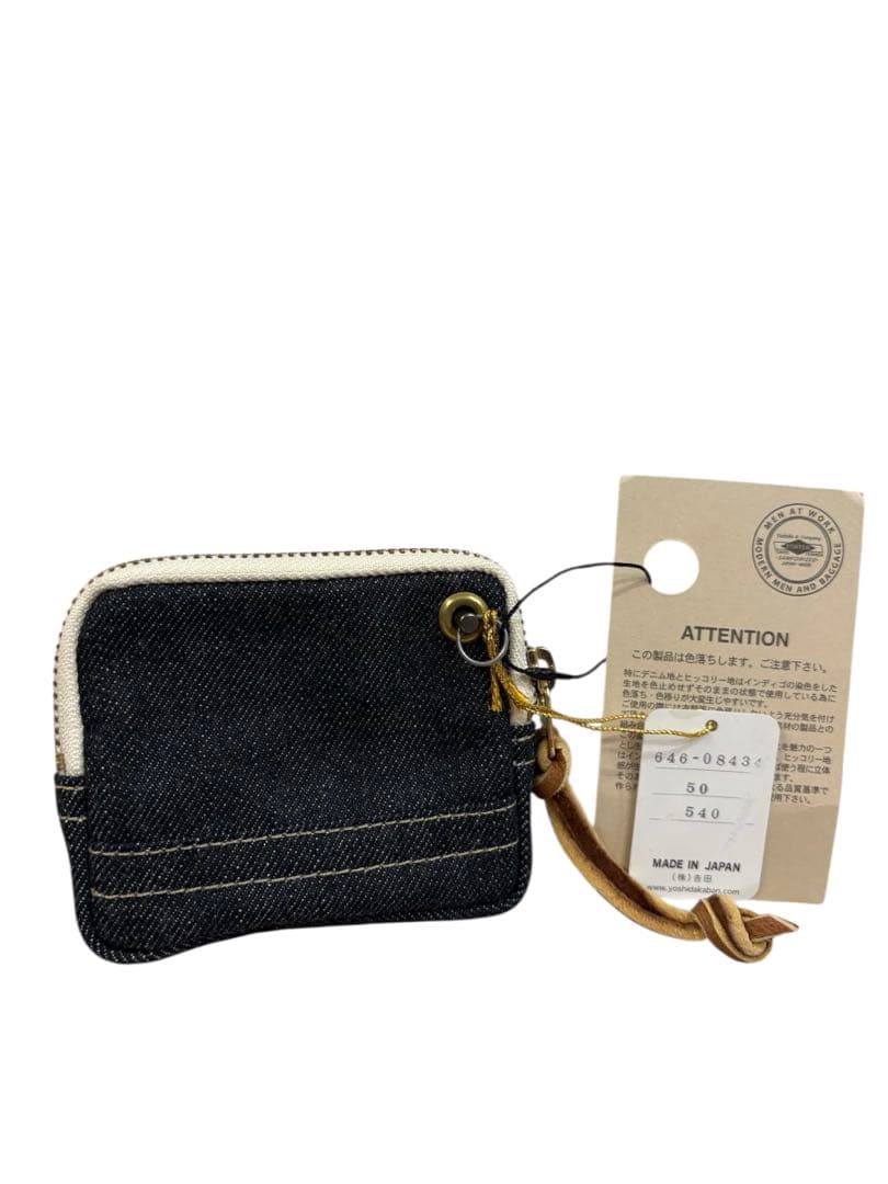 超希少　新品　ポーターサンフォライズド デニム ケース　インディゴ