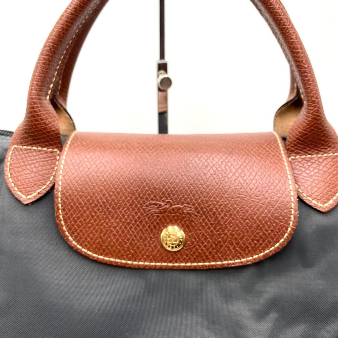 未使用級✨XL✨ロンシャン プリアージュ ボストンバッグ トートバッグ折り畳 ⑧