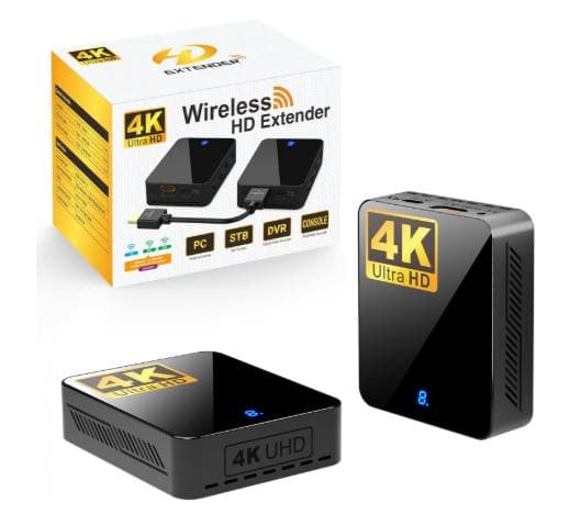 ワイヤレス4K無線HDMI送受信機 120m長距離転送安定 技適認証 9CH対応
