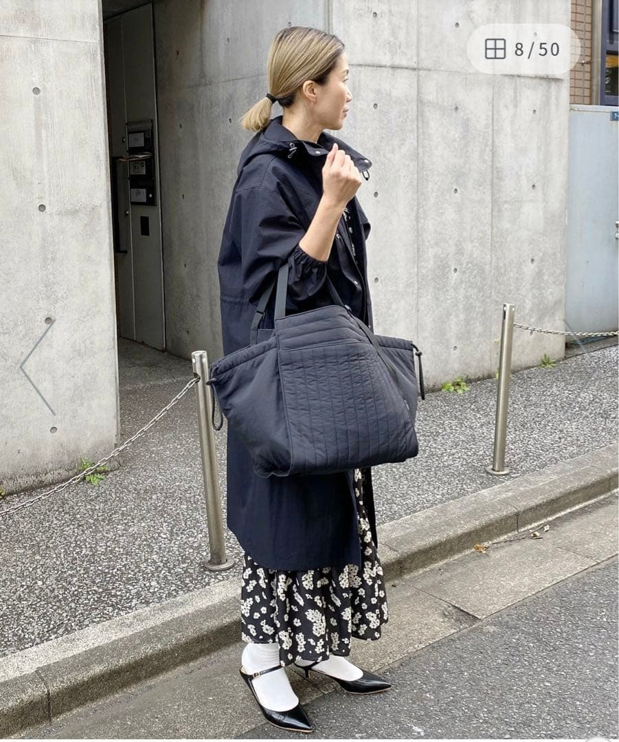 ソルプレーサ　洗えるキルティングトート　マザーズバッグM