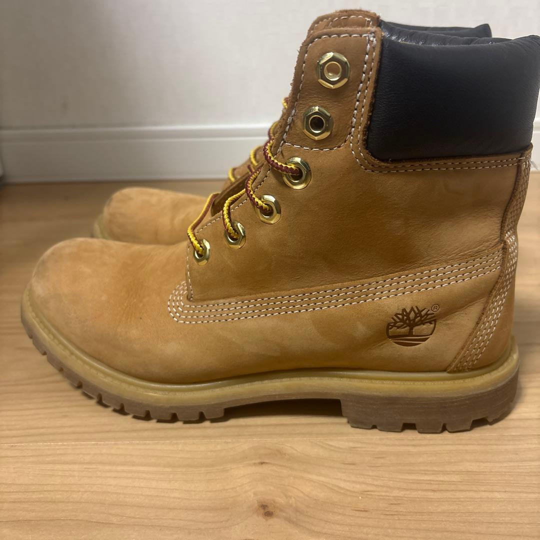 Timberland ベージュ スエード ワークブーツ