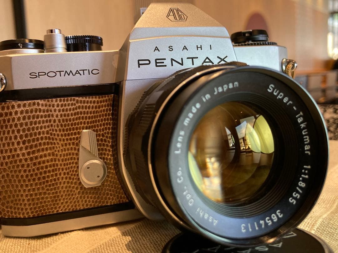 ★pentax sp Ⅱ +タクマー1.8★完動＊美品＊初期保証＊本革外装