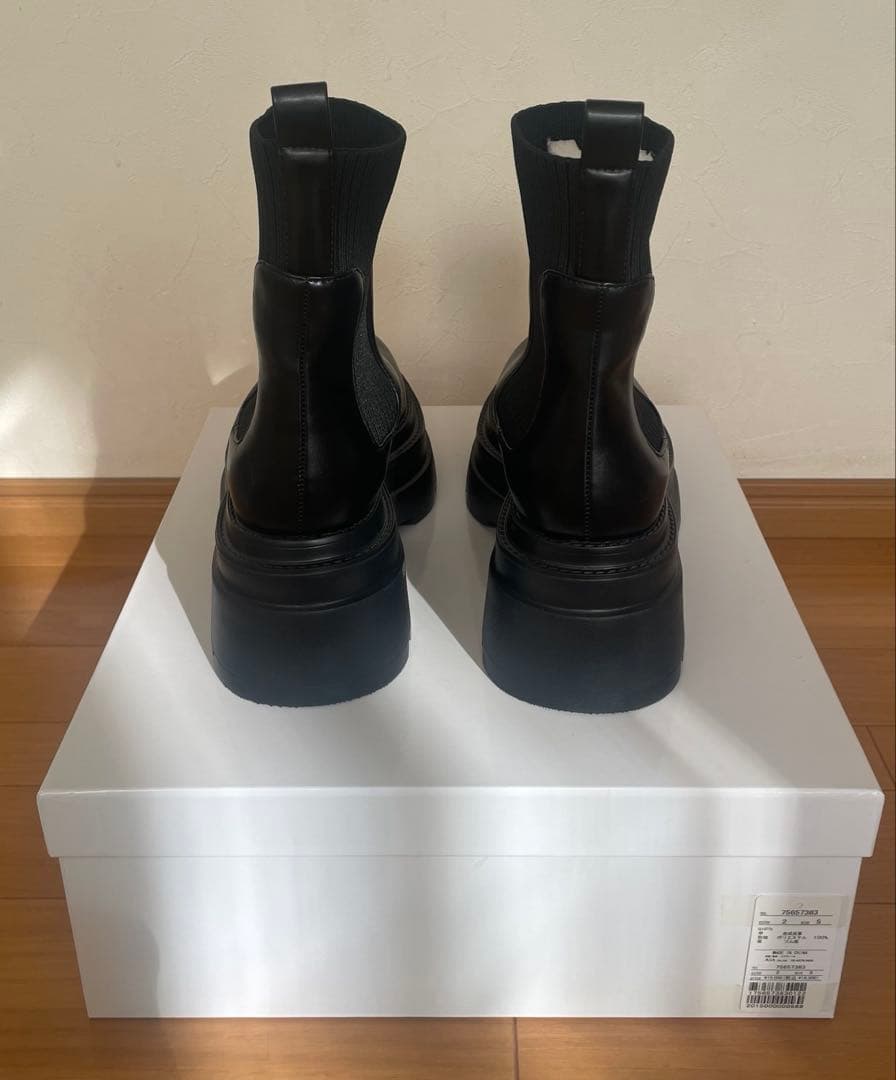 【♡】COCODEAL サイドゴアショートブーツ ブラック Sサイズ