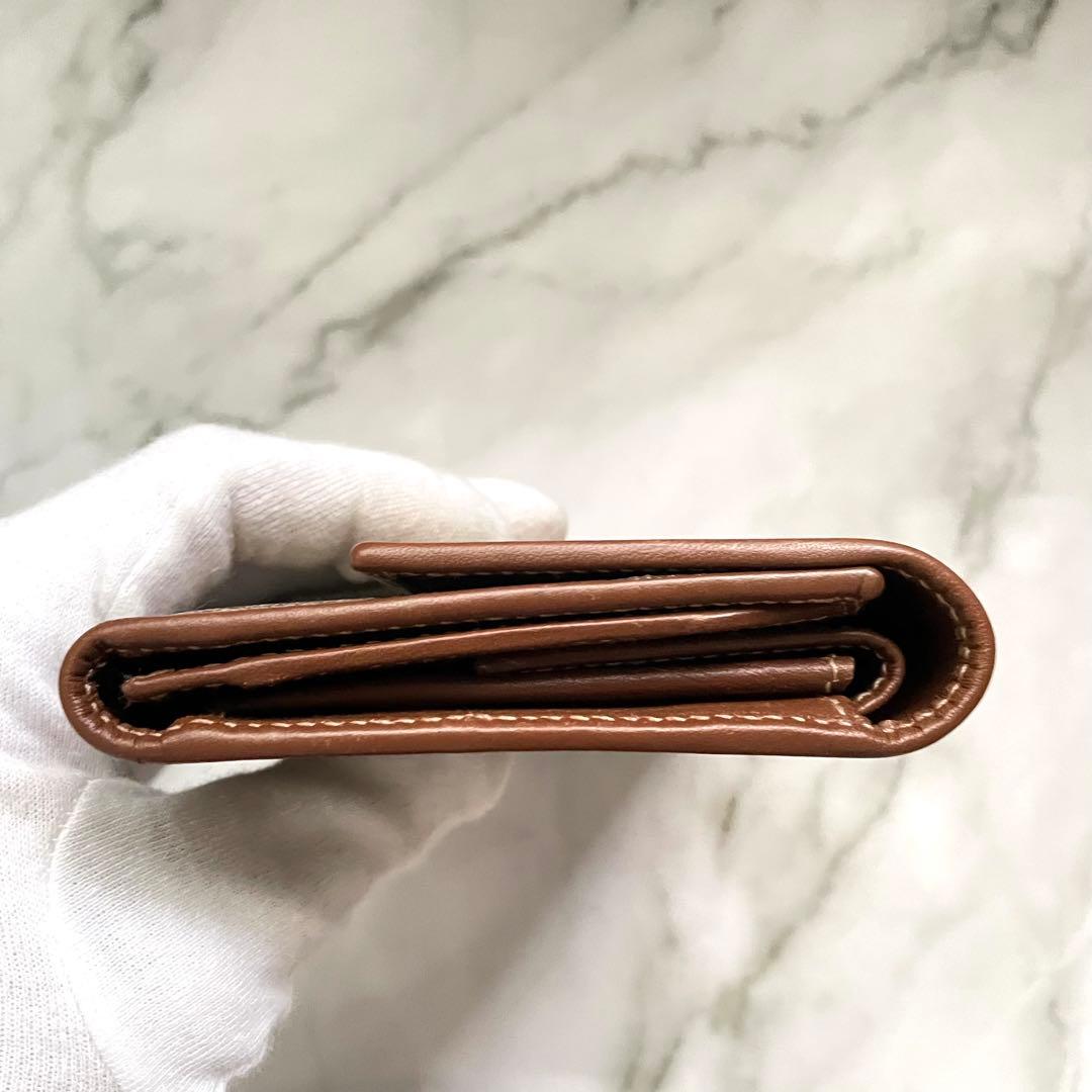 GUCCI グッチ フラップ 長財布　PVC　3つ折り財布 美品　0122-⑤