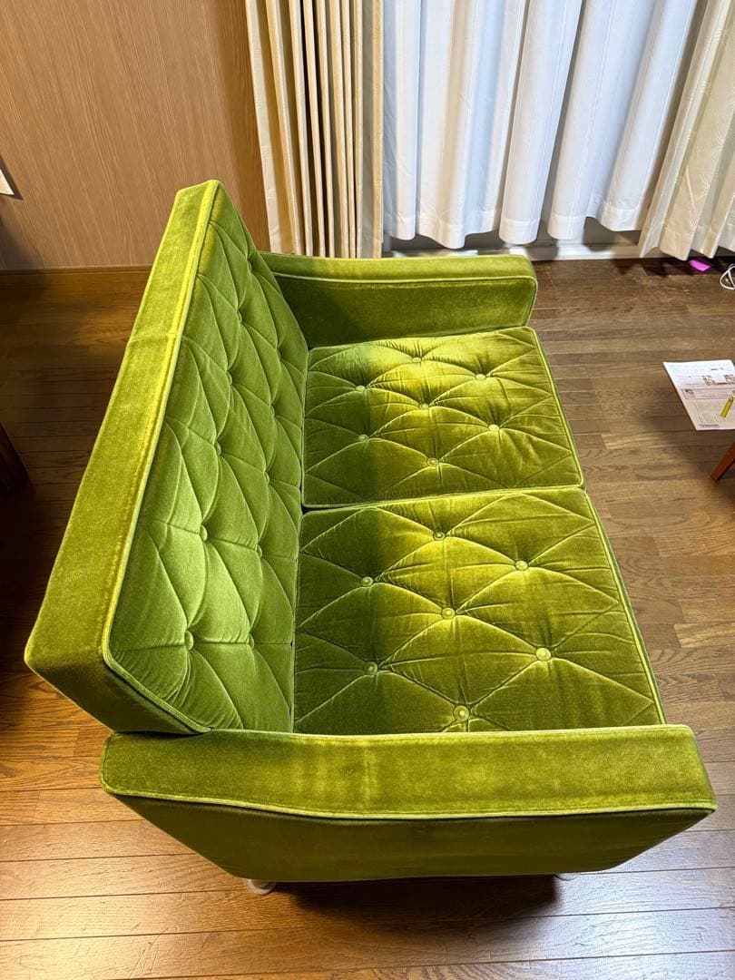 【バイカー！】カリモク60 ロビー チェア 2シーター