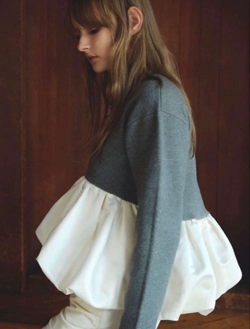 トップス THE TOE Aachen Balloon Peplum