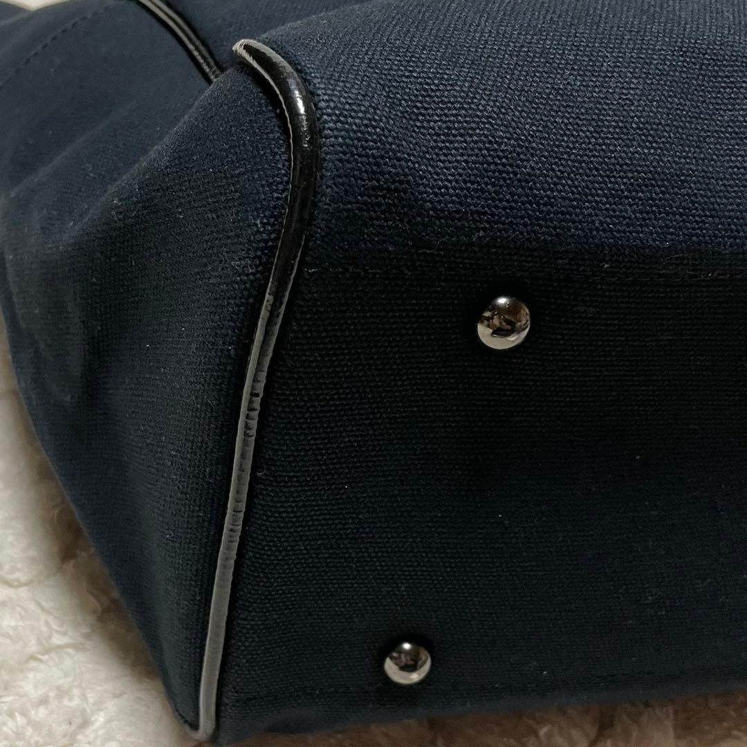 美品 バーバリー メタルホースロゴ キャンバストート A4対応 大容量