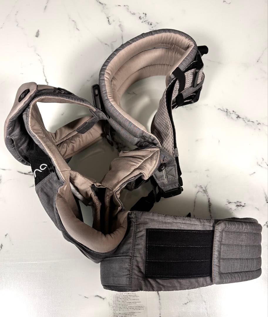 NUNA cudl 抱っこ紐 ベビーキャリア　カドル　SOFTENED シャドウ