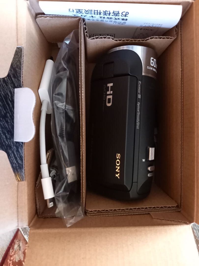 SONYHDR-CX470ビデオカメラ本体 完備ライトニングでのスマホデータ可能