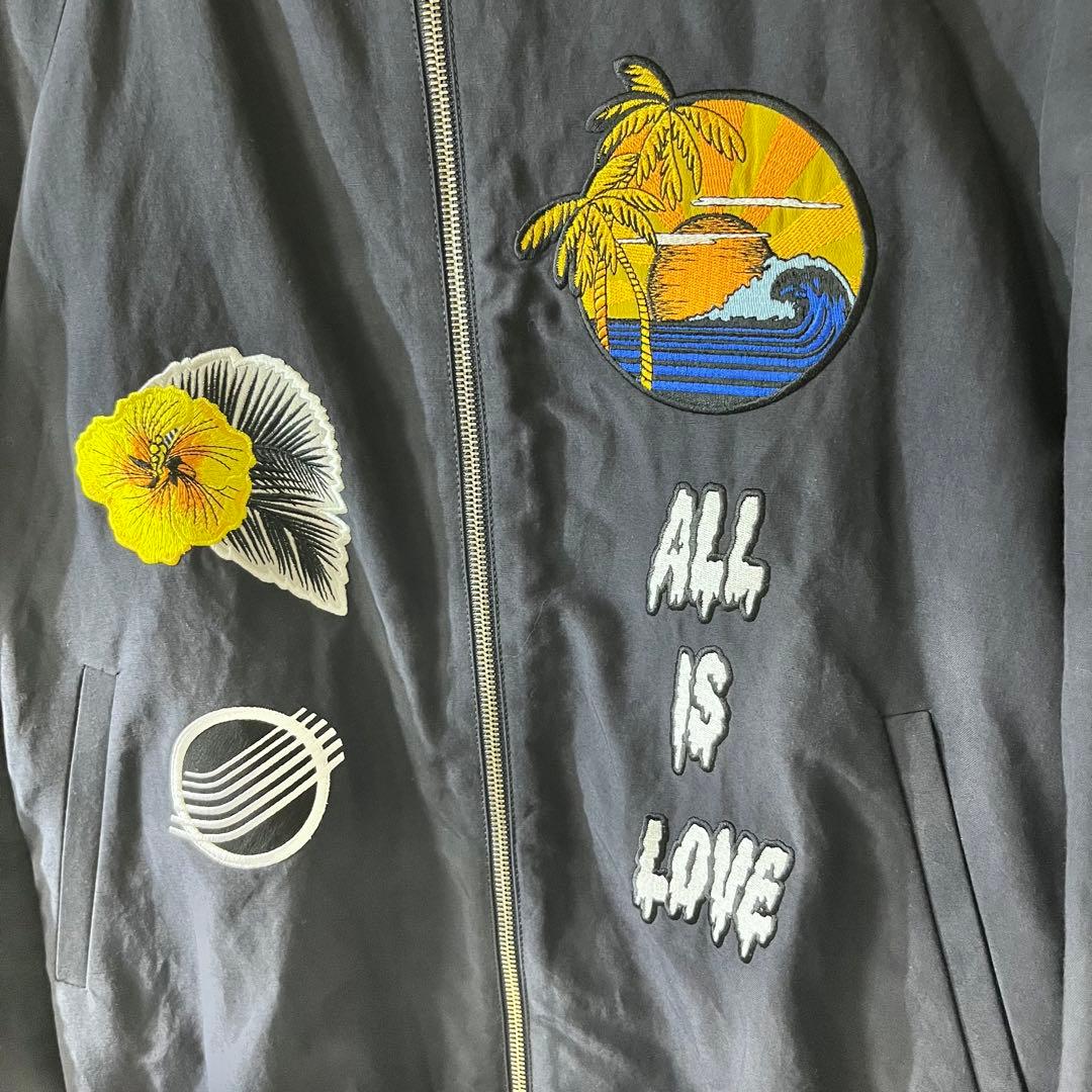 美品 STELLA McCARTNEY スカジャン 42 ネイビー