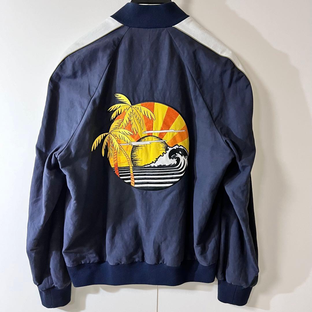 美品 STELLA McCARTNEY スカジャン 42 ネイビー