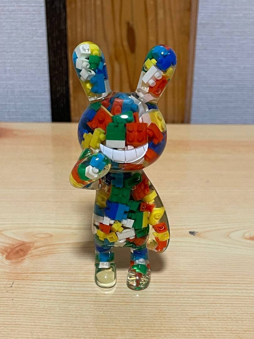 BLACK RABBIT ブラックラビット　ブロック入り　インディーズソフビ