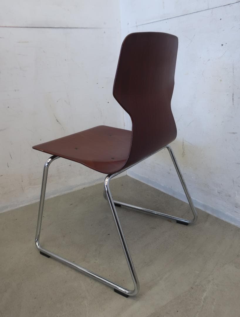 美品■コクヨ■ドイツ■カラーサ社■プライウッド■ダイニングチェア■4脚セット