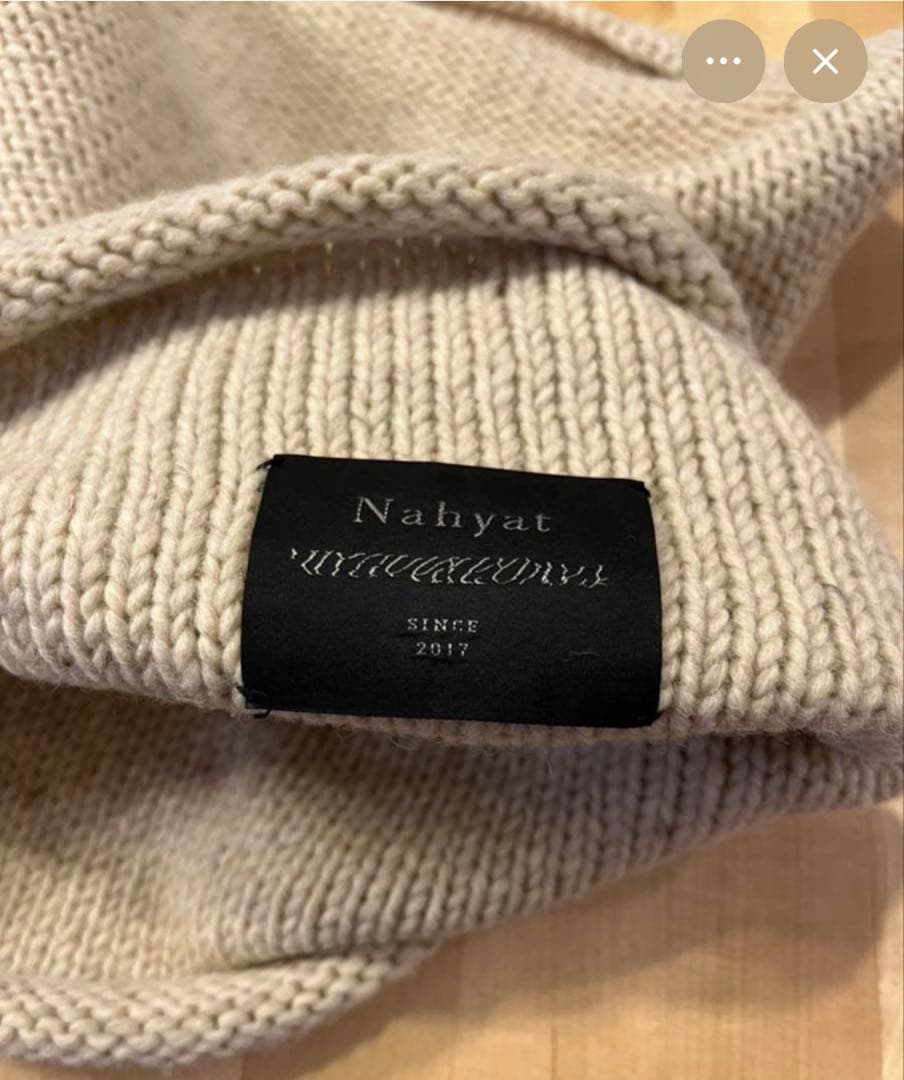 nahyat スヌード　i-002 snood オフホワイト