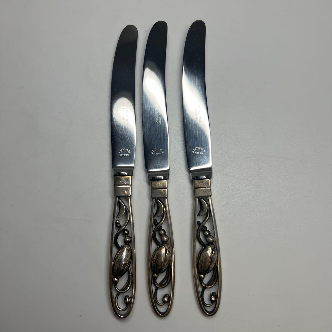 Poジョージジェンセンブロッサム　sterling925 デザートナイ3本