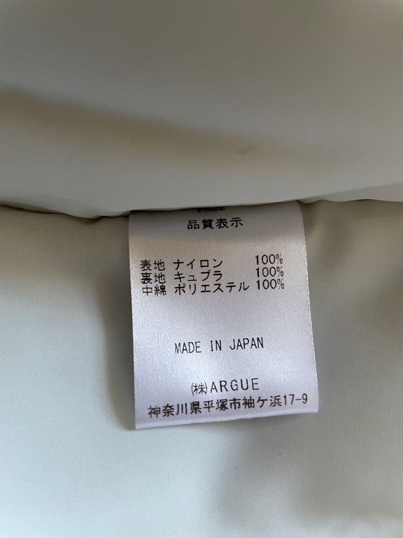 ジャケット・アウター ARGUE COCOON COAT VEST