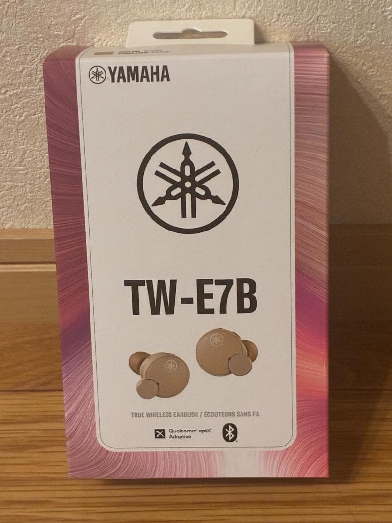 【新品未使用】ヤマハ TW-E7B ワイヤレスイヤフォン ベージュ