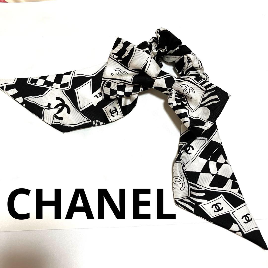 シャネル CHANEL 23C クルーズコレクション シュシュ リボン 美品