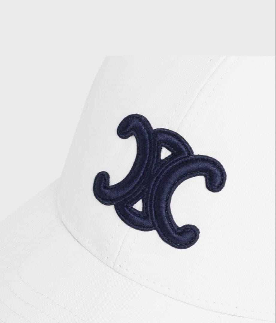 トリオンフベースボールキャップ ホワイト S