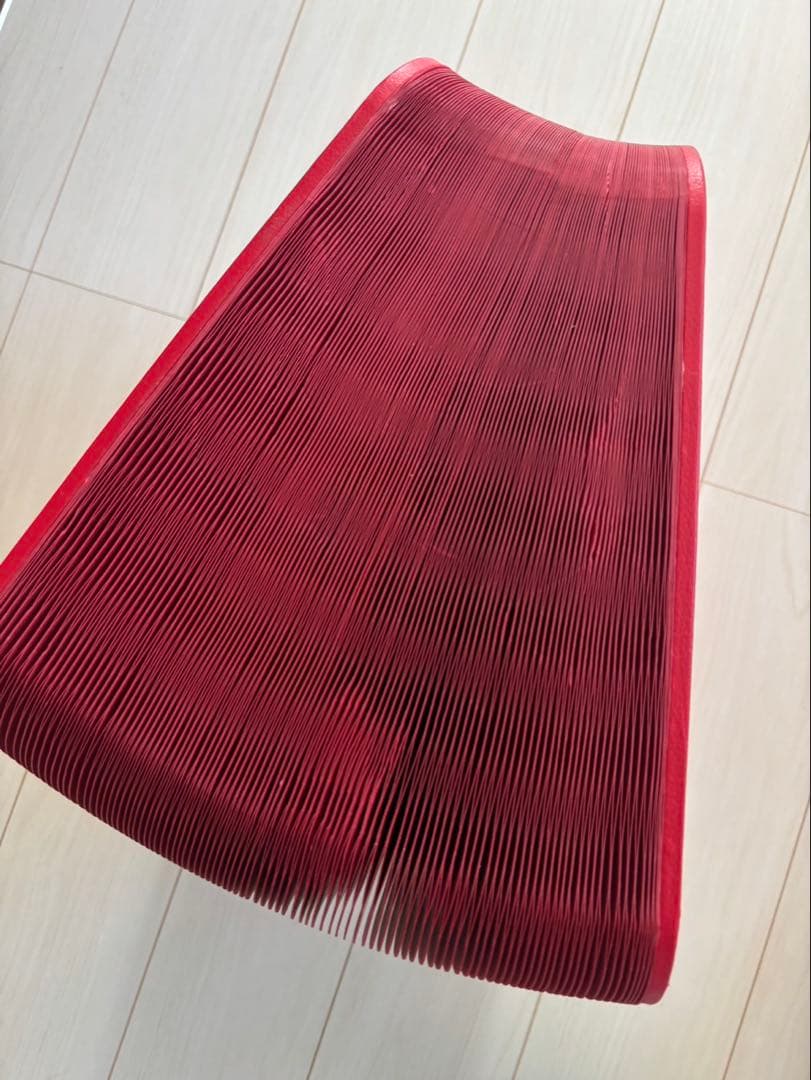 ih paper製ペーパーベンチ 3枚　ペーパーソファ　 アコーディオン　ベンチ