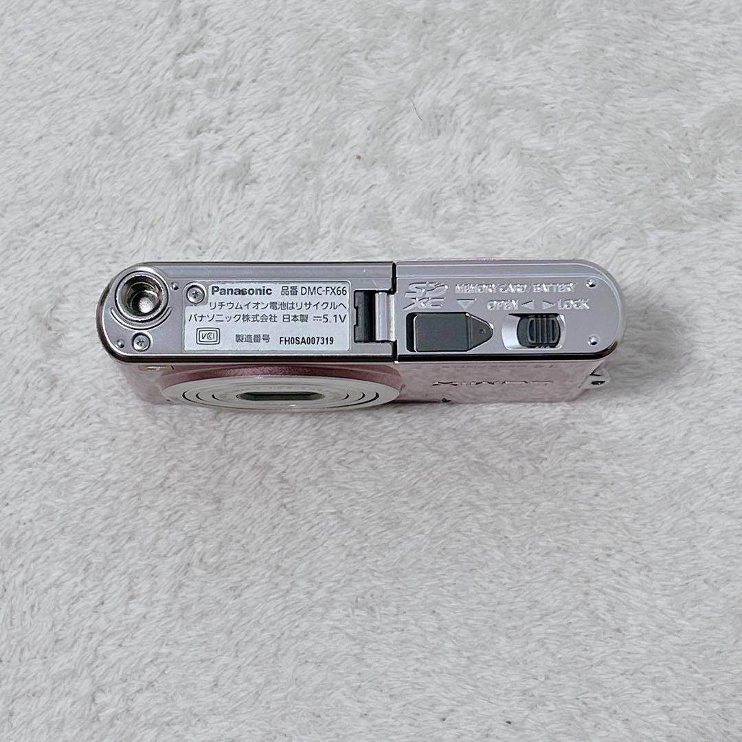 美品 Panasonic DMC-FX66 ピンク 14MP 箱付き 充電器