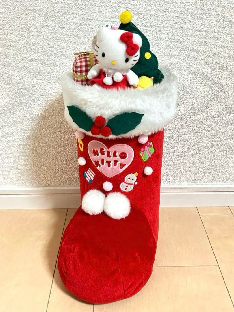 サンリオ キティちゃん クリスマス ブーツ サンタクロース ぬいぐるみ 希少