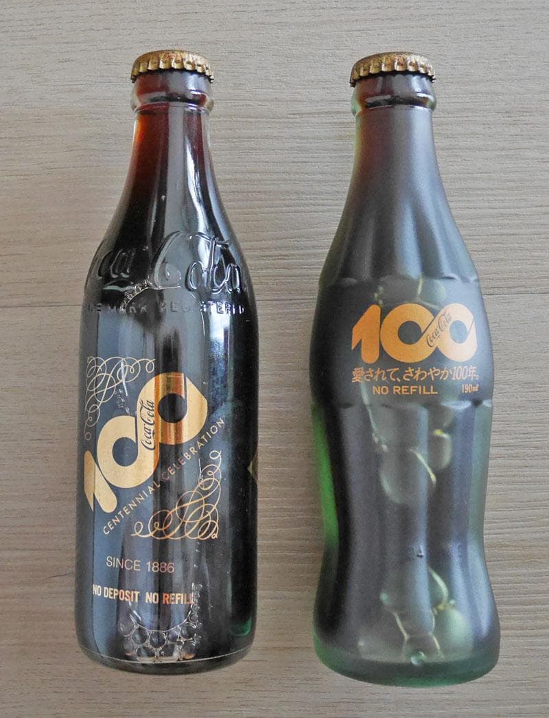 温*人様 コカ・コーラ 100周年記念　+　2000年限定　ボトル3本セット