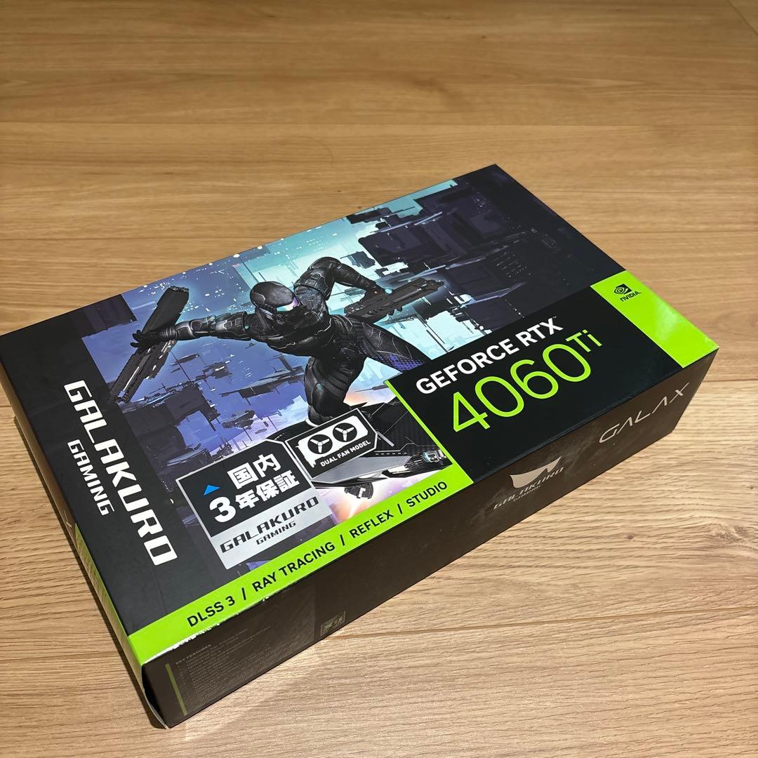 GALAKURO GeForce RTX 4060 Ti 本体