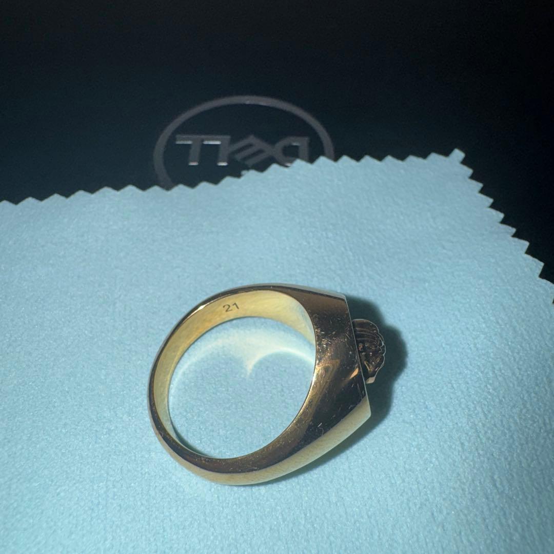 【VERSACE】メデューサ リング★ゴールド　サイズ２１　箱なし