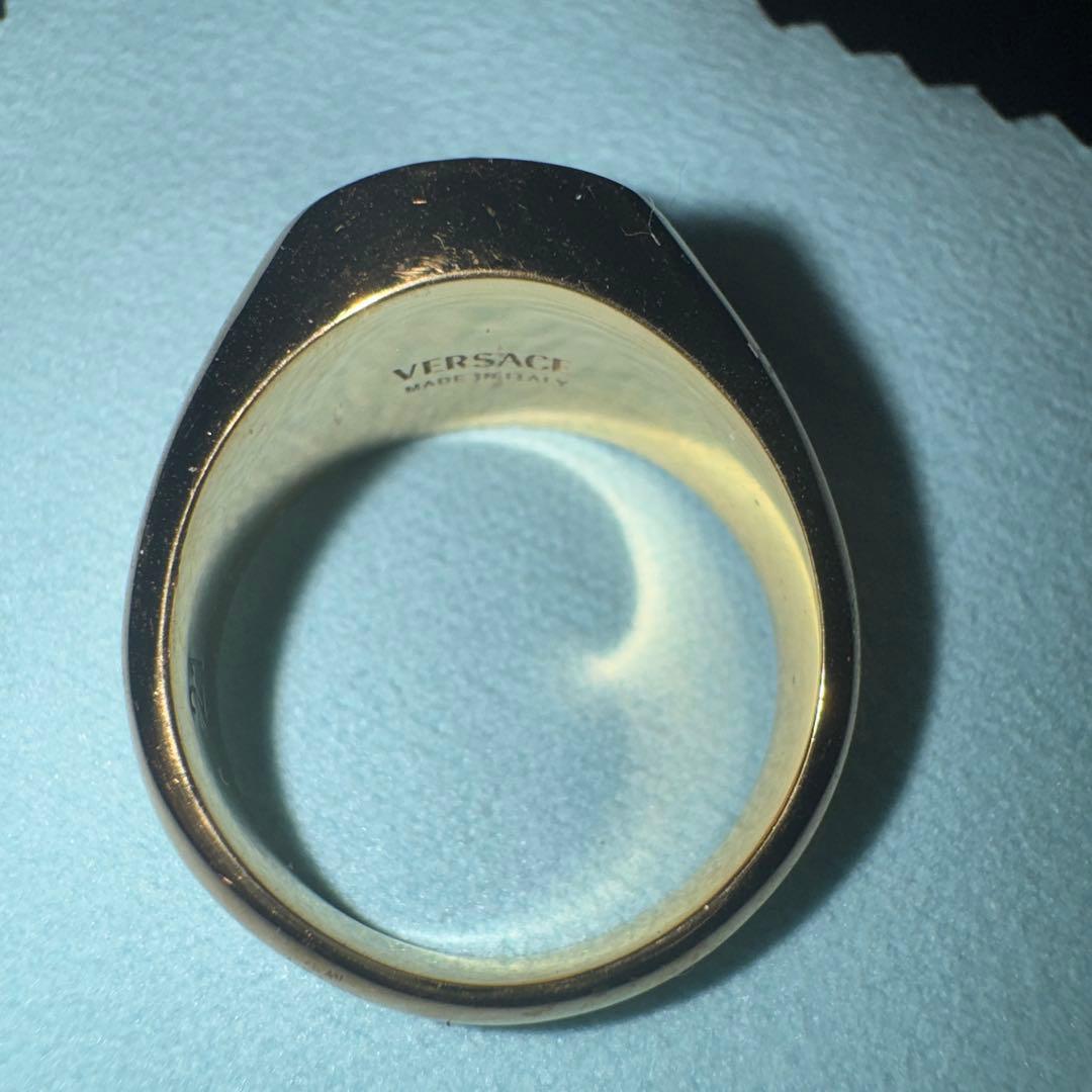 【VERSACE】メデューサ リング★ゴールド　サイズ２１　箱なし