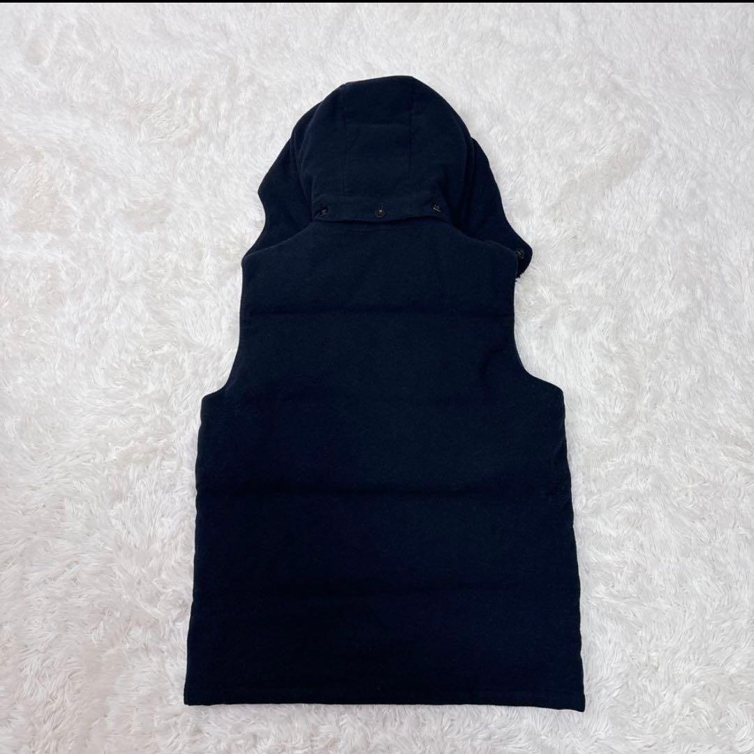 人気！ DANTON BEAMS 別注　ダウンベスト　ネイビー　2WAY