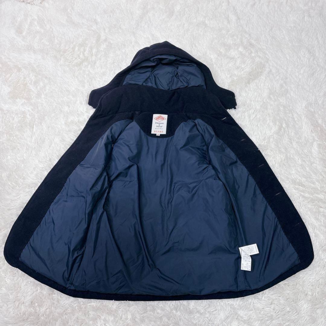 人気！ DANTON BEAMS 別注　ダウンベスト　ネイビー　2WAY