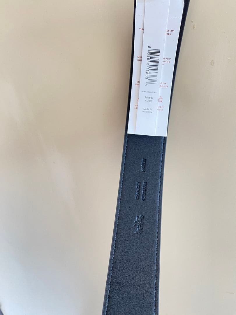 COACH コーチ　メンズベルト回転バックル2個