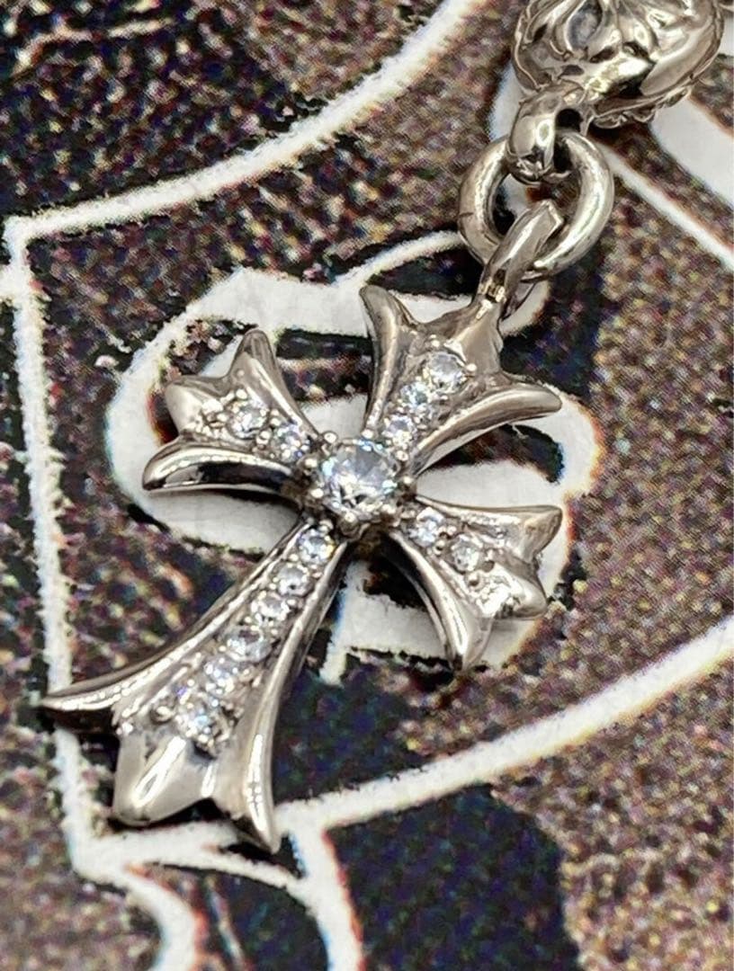 d*n様 クロムハーツ ワンボールタイニーCHクロスチャー ムシルバー 新品未使