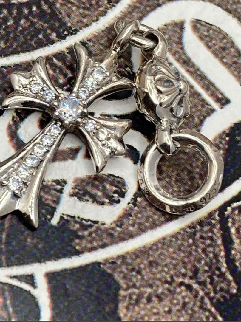 d*n様 クロムハーツ ワンボールタイニーCHクロスチャー ムシルバー 新品未使