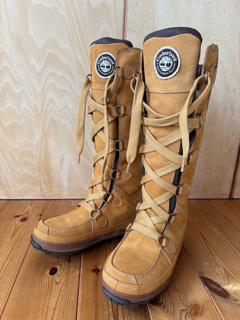 値下しました！　Timberland ロングブーツ ブラウン